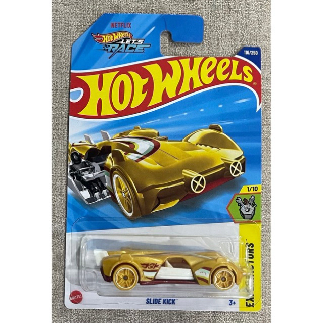 รถเหล็ก Hot Wheels Let's Race Slide Kick **แพ๊คยับ**