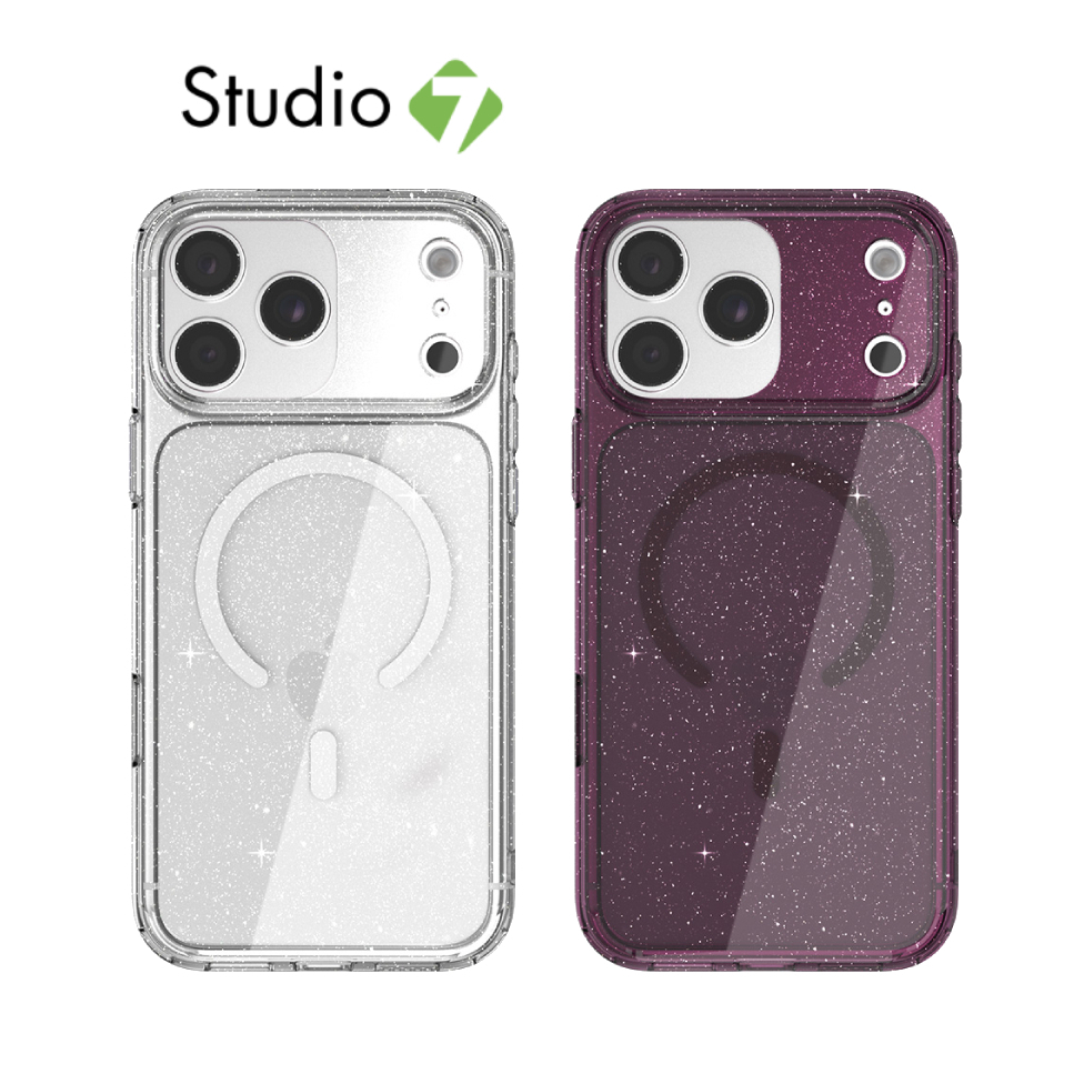 เคส JTLEGEND iPhone 18 Pro Max Glitter Hybrid Cushion Mag เคสแม่เหล็กชาร์จไร้สาย ลายกลิตเตอร์ by Studio7