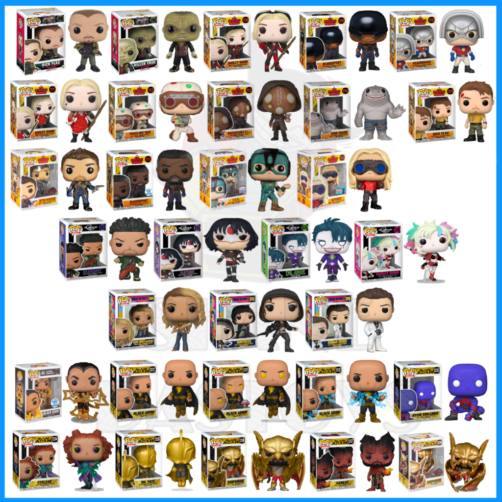 {Pre-Order} Funko Pop! DC HEROES : Suicide Squad, Suicide Isekai, Birds Of Prey, Black Adam