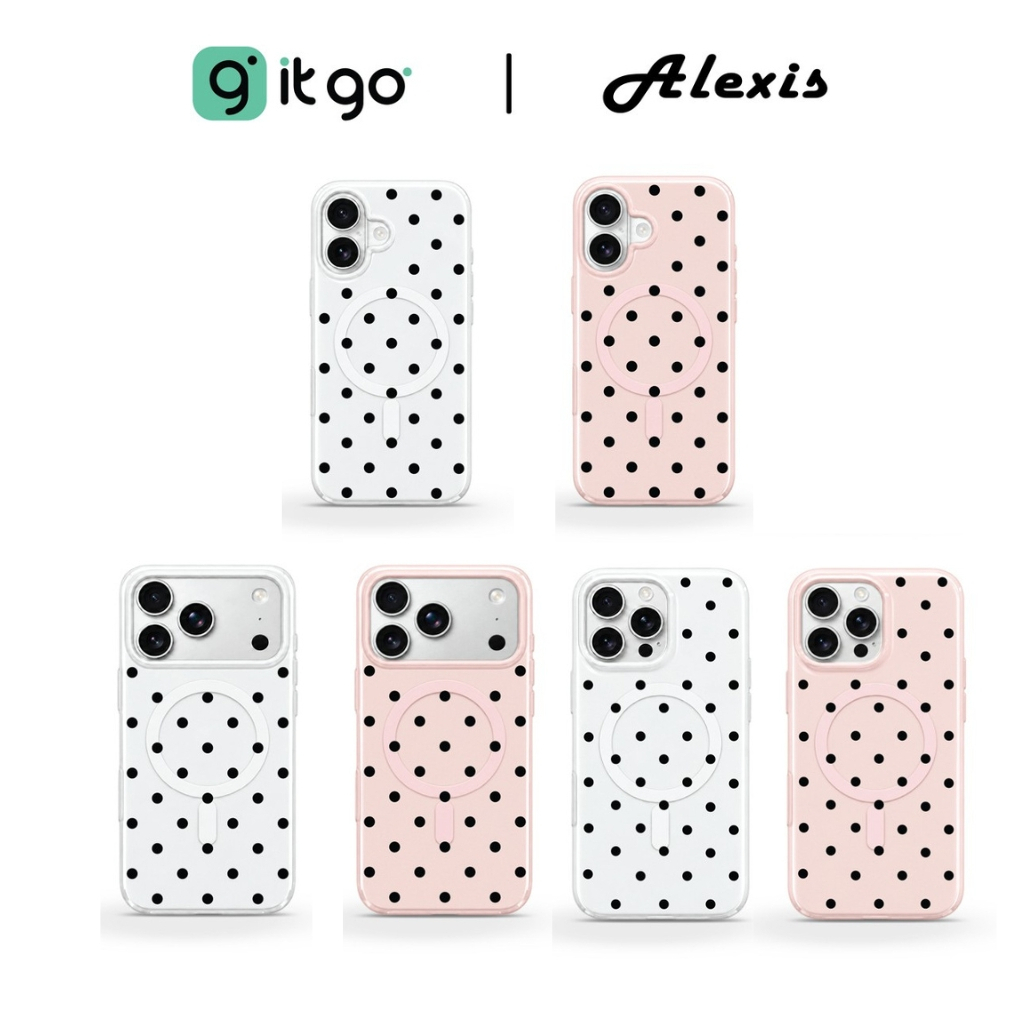 เคส Alexis POP Halo Magnetic สีสดใสสไตล์คิวท์ มินิมอล สำหรับ IPhone 17