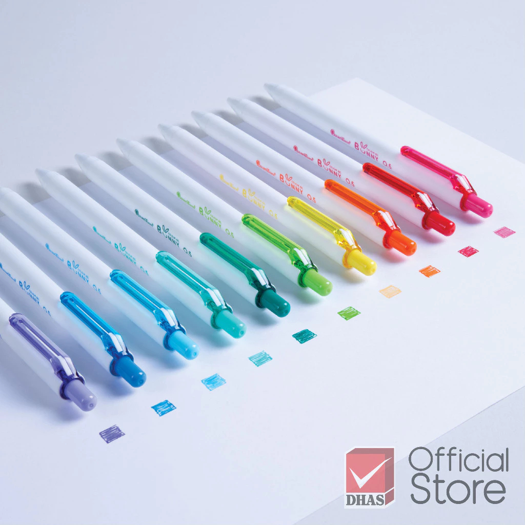 [ยกกล่อง] Quantum ปากกา ปากกาเจล บันนี่ หมึกสี 0.5 จำนวน 10 ด้าม และ 12 ด้าม — صورة 2