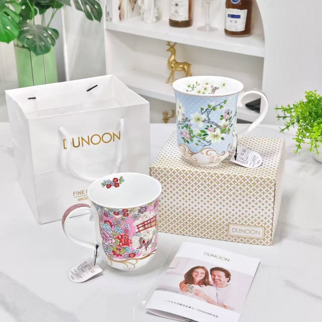 สหราชอาณาจักร DUNOON แก้วความจุขนาดใหญ่น่ารักสัตว์เซรามิกแก้วกาแฟแก้วน้ำ
