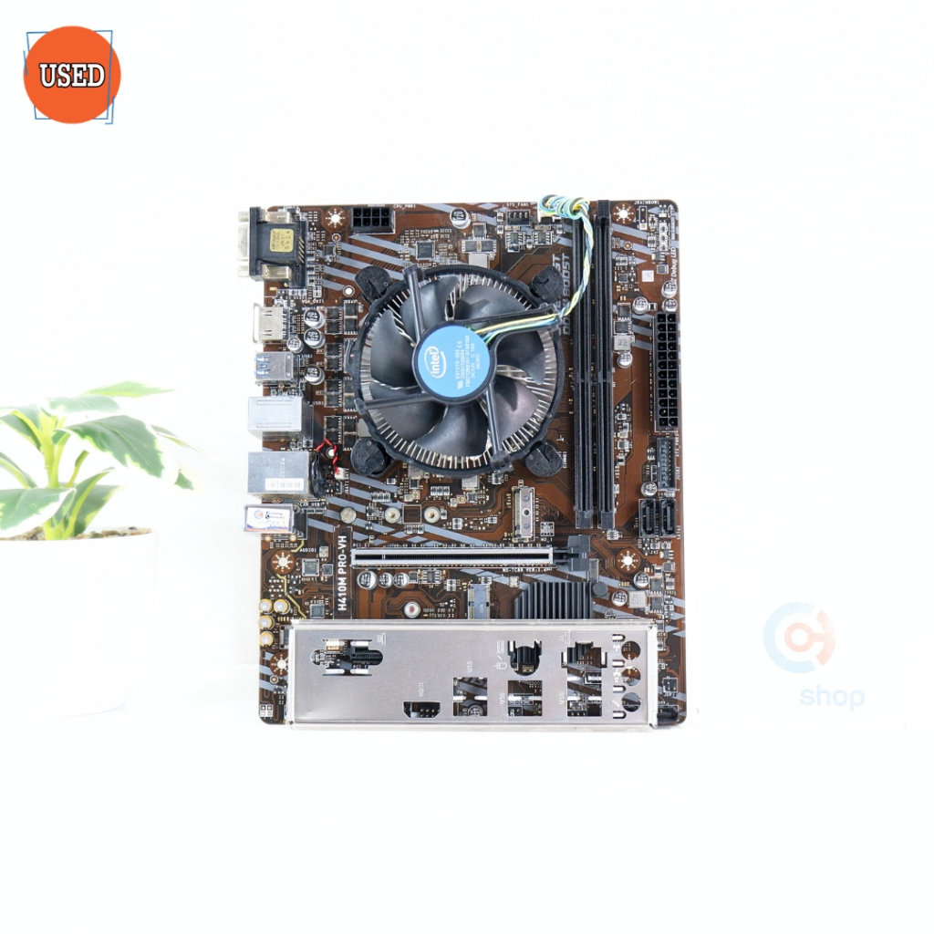 ชุดซีพียูพร้อมเมนบอร์ด CPU: INTEL CORE I3-10100F + MB: MSI H410M PRO-VH P15156