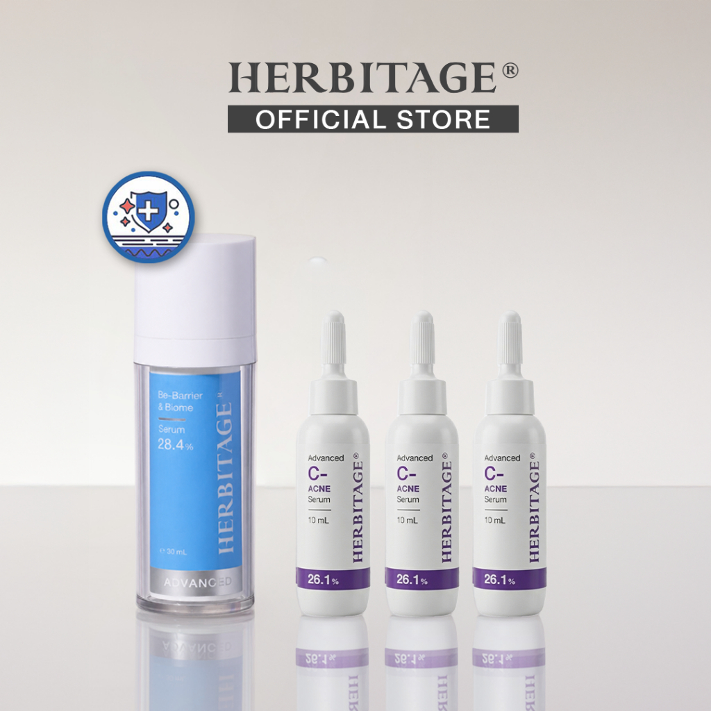 HERBITAGE เซ็ตคู่ ACNE & BARRIER ( B3P )