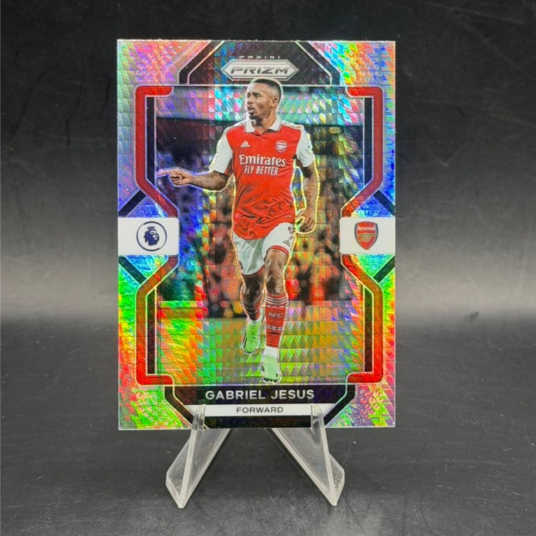 Gabriel Jesus Breakaway Prizm — 2022-23 Panini Prizm Premier League Arsenal FC**