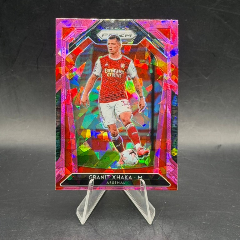 Granit Xhaka Red Ice Prizm — 2020-21 Panini Prizm Premier League Arsenal FC**