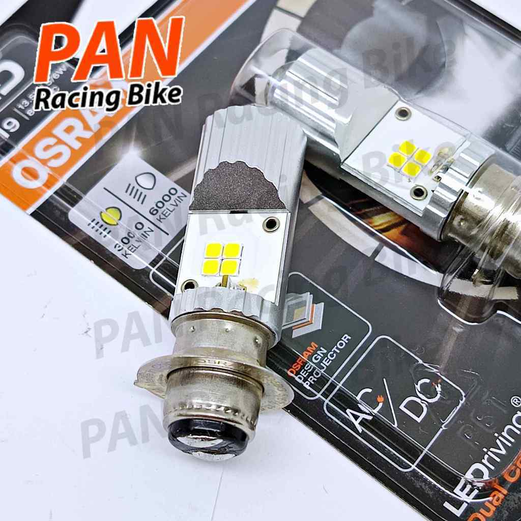 ของแท้ 100% หลอดไฟหน้า LED OSRAM PRO ออสแรม M5 (T19) AC/DC ไฟต่ำแสงขาวแบบ Projector 6000K ไฟสูงแบบ L