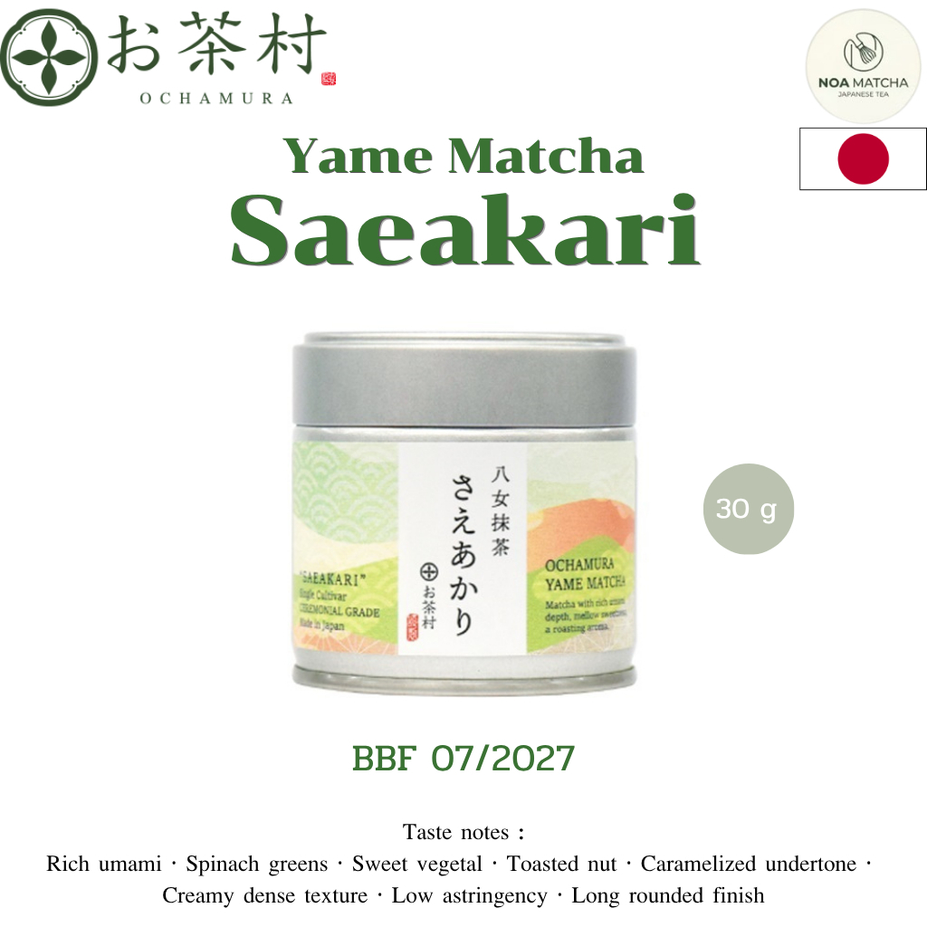 🍵 Yame Matcha “Saeakari” by Ochamura พร้อมส่ง 🇯🇵