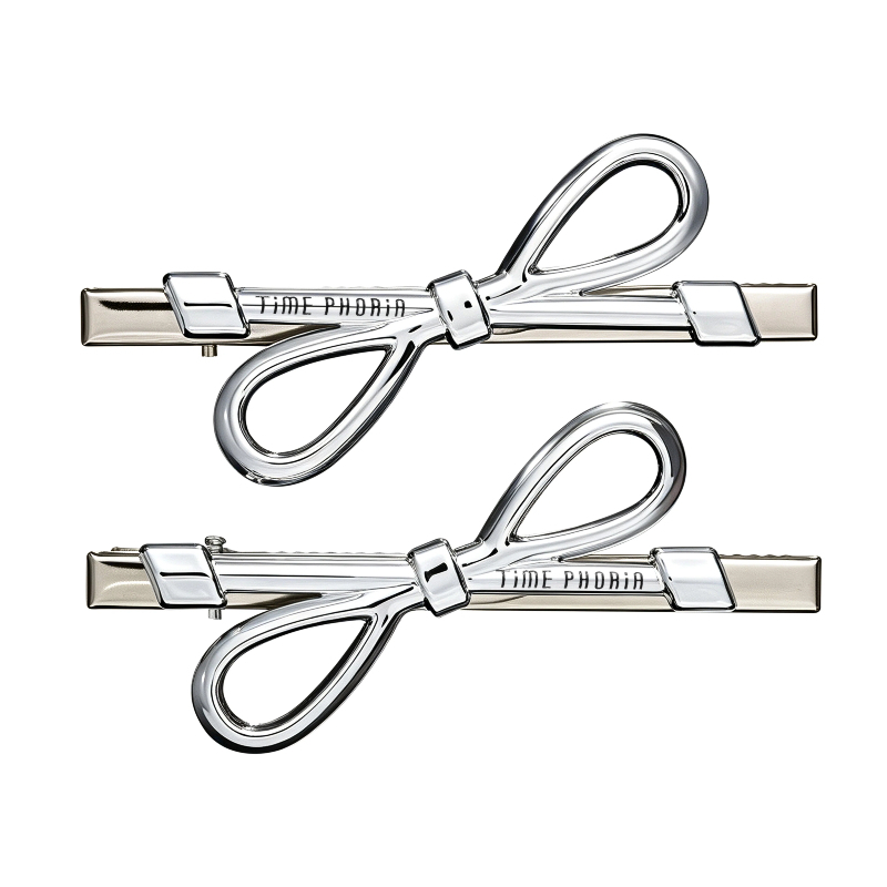 [GWP] Time Phoria Bow Hair Clips (Set of 2)