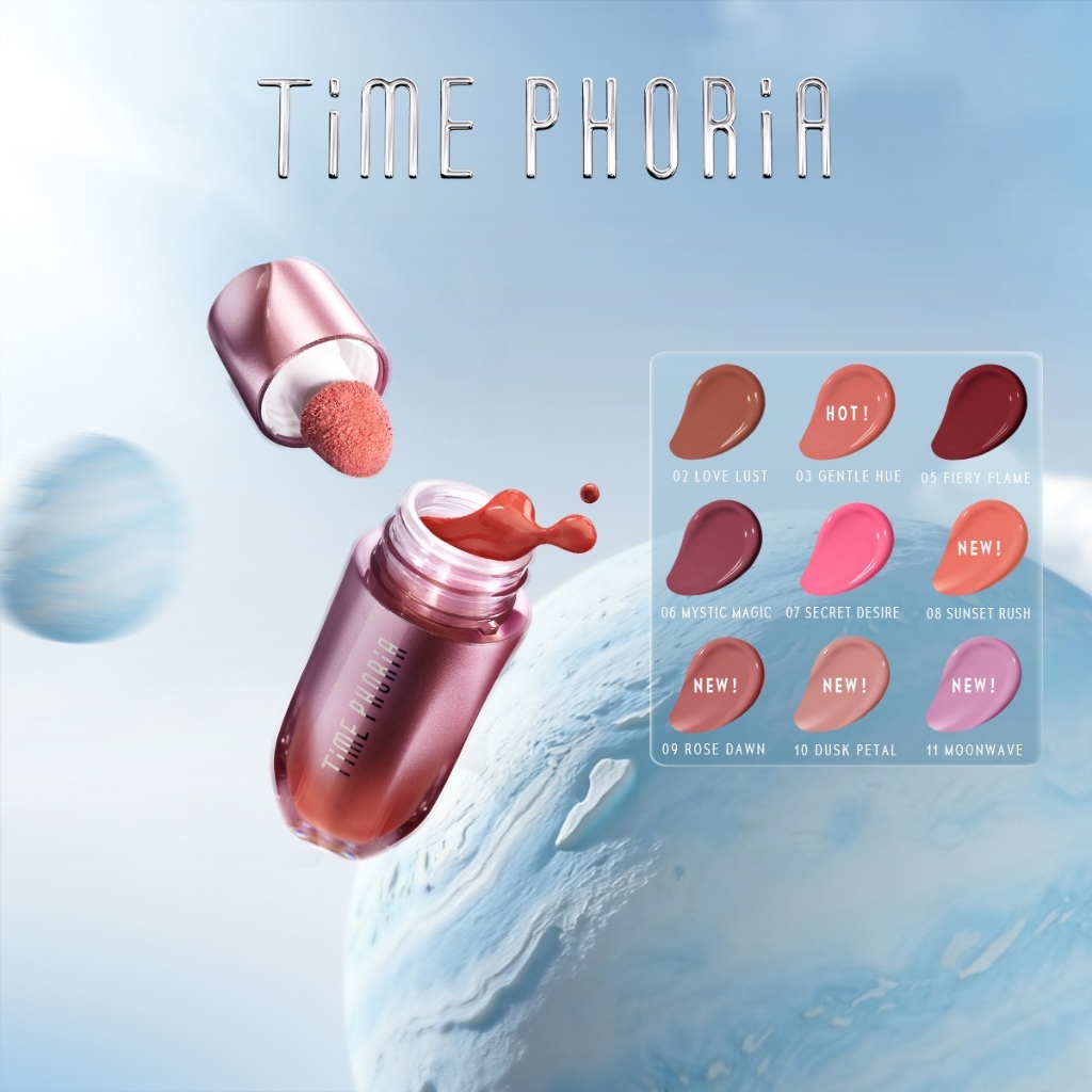 TIMEPHORIA Pandora Cheek Liquid Blush บลัชออนลิควิด บลัช บรัช บางเบา เกลี่ยง่าย สีชัด ติดทน 8 ชม.