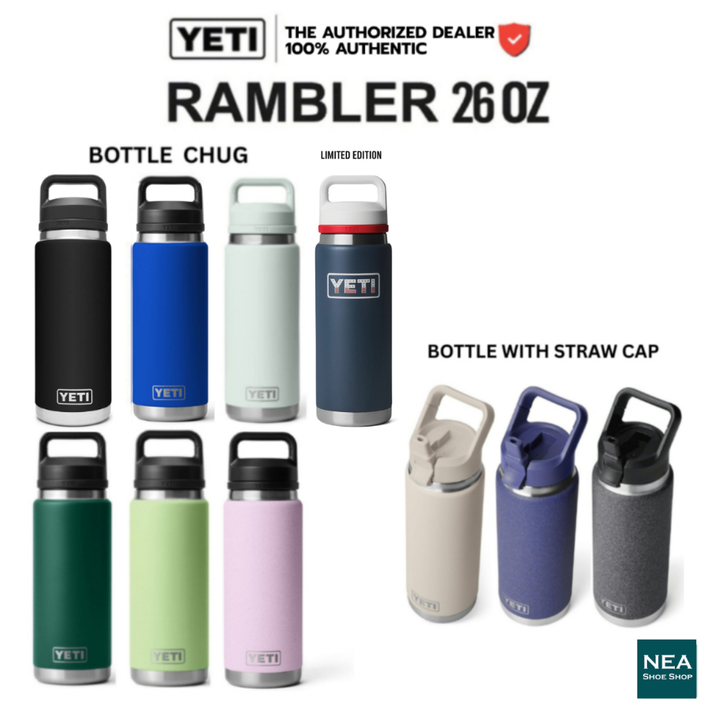 [เยติ คุณภาพต้องมาก่อน] YETI RAMBLER 26 OZ BOTTLE CHUG ขวดน้ำ เยติ ลิขสิทธิ์แท้