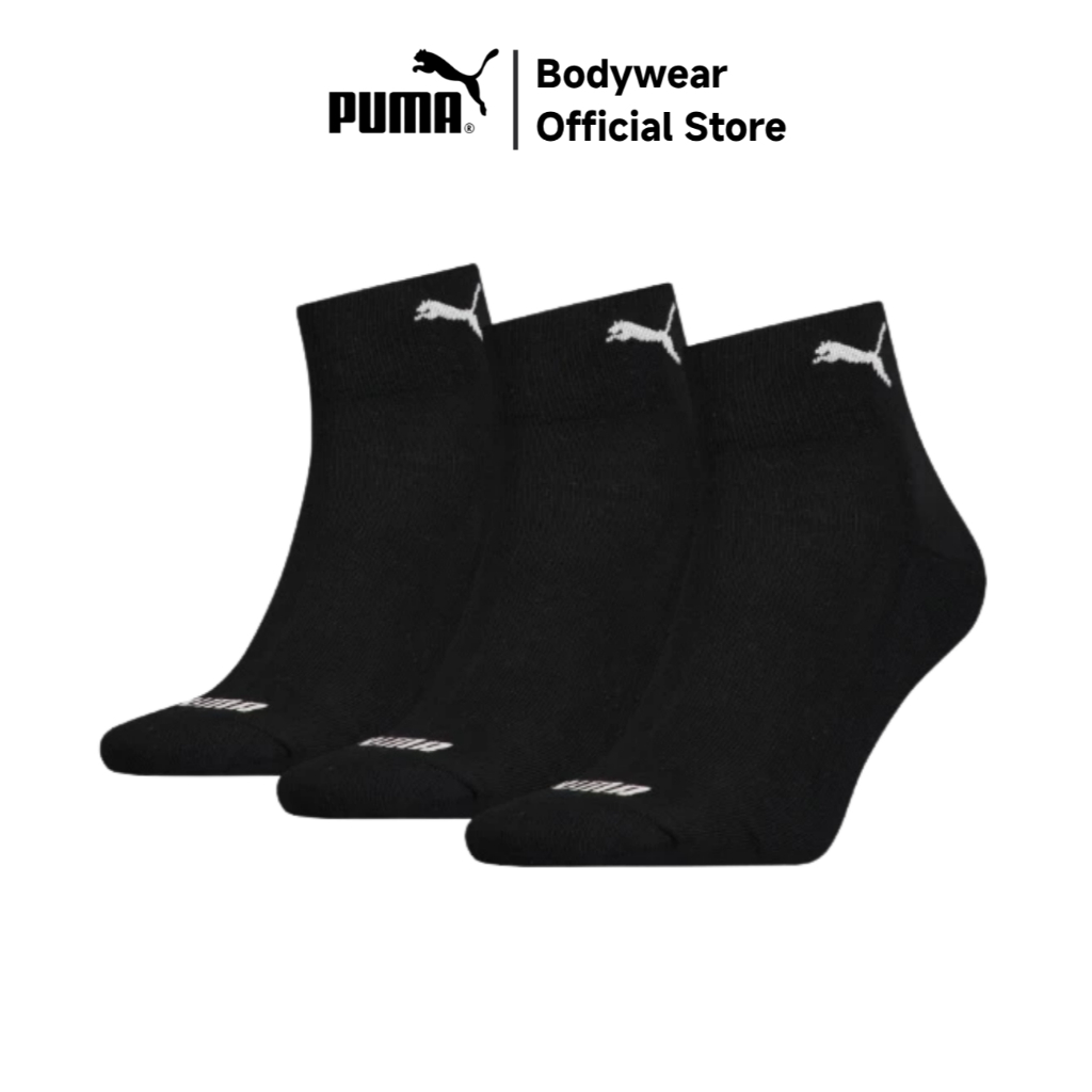PUMA ถุงเท้า Quarter Cushioned  3 คู่ UNISEX QUARTER CUSHIONED 3P - 701221180 (35/38, 43/46)