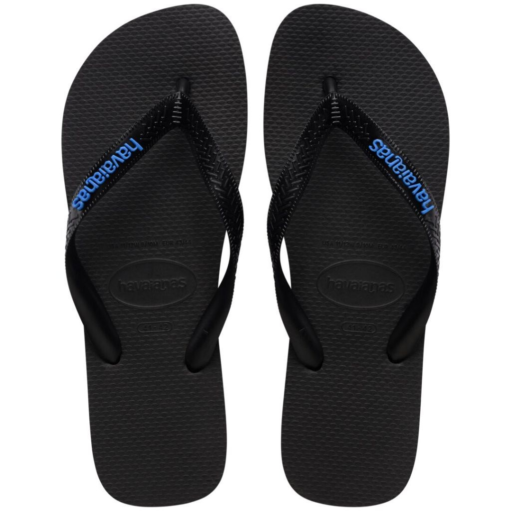 HAVAIANAS شبشب Top Logo Filete — أسود/أزرق — صورة 2