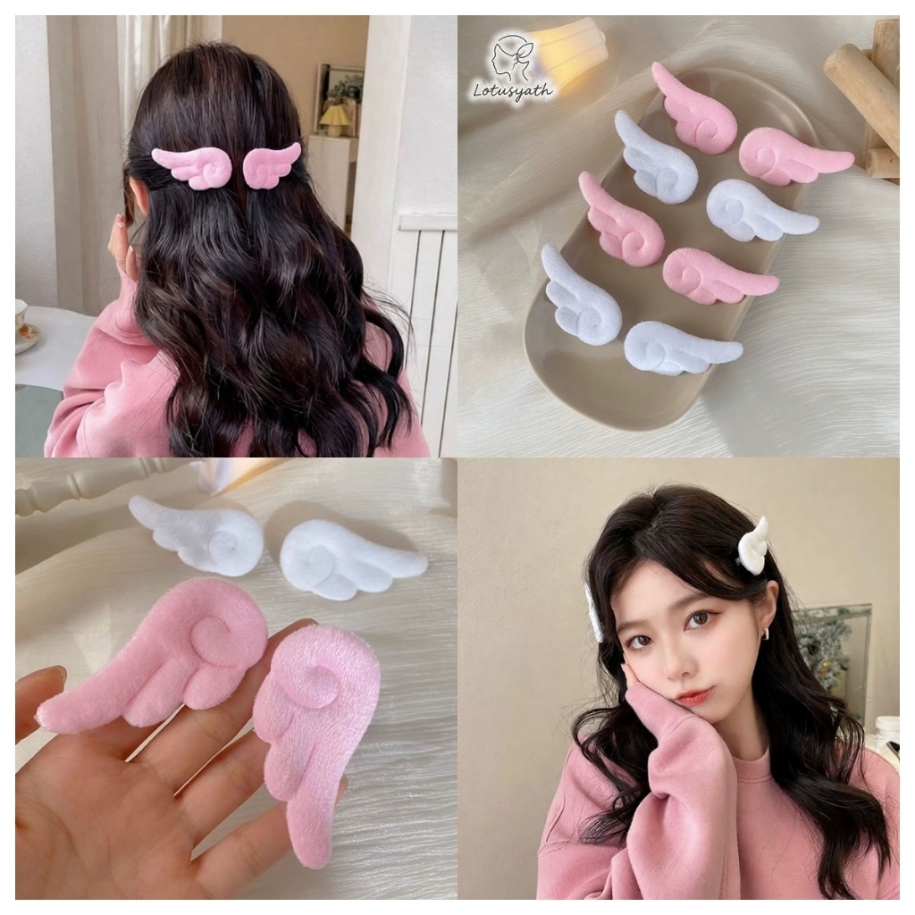 COD-กิ๊บติดผมรูปปีกนางฟ้า กิ๊บคู่ น่ารัก สำหรับเด็กผู้หญิง กิ๊บติดผมหัก สำหรับเด็ก ใช้ได้หลากหลาย น่ารัก กิ๊บติดผมห