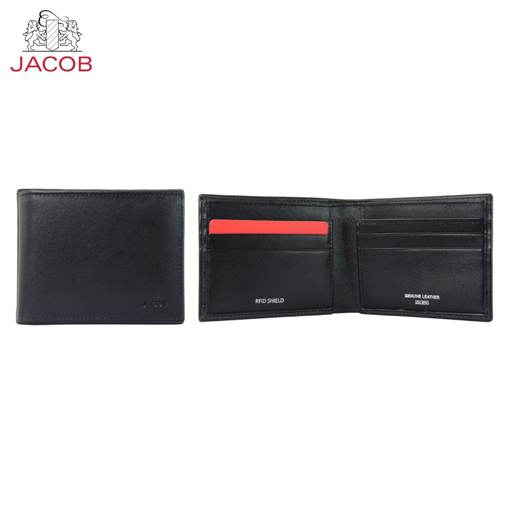 JACOB กระเป๋าสตางค์ชาย แบบมี RFIDและไม่มีRFID - รุ่น 22386RF