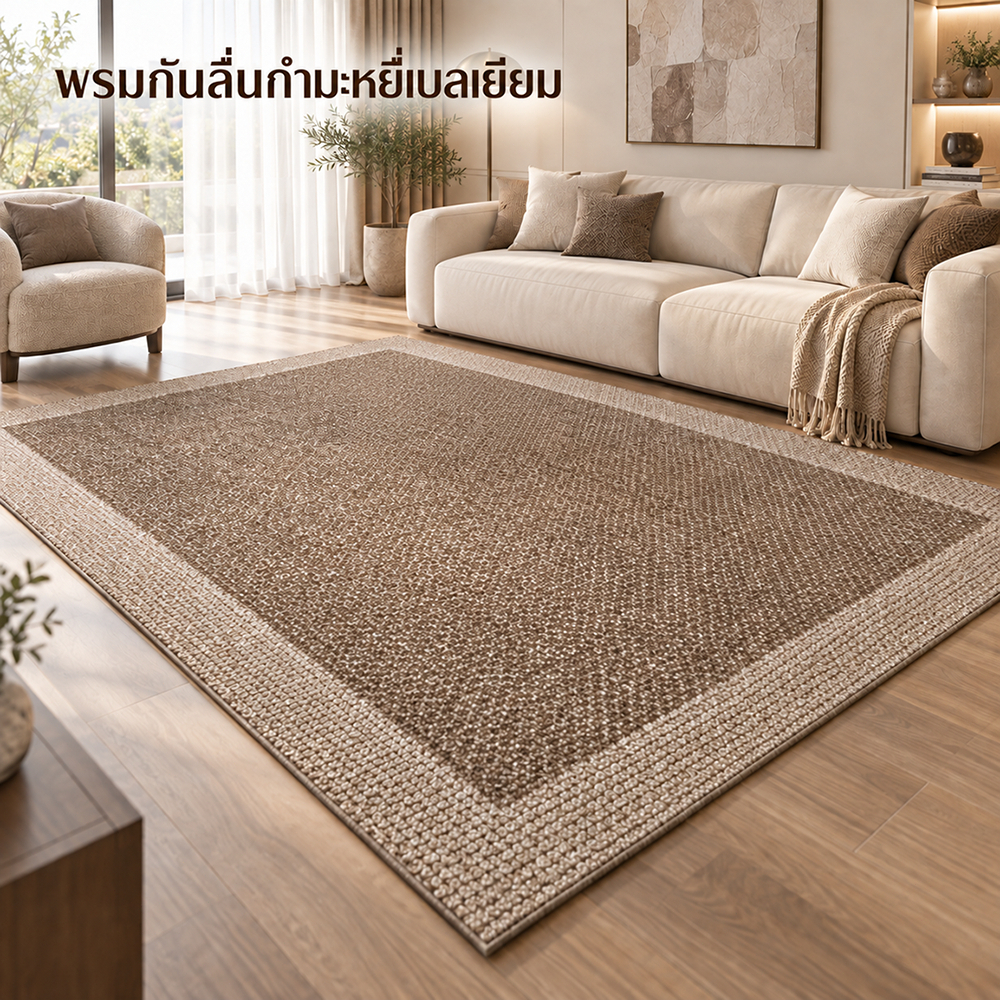 DS พรม พรมห้องนั่งเล่น กันลื่น ตกแต่งห้องสวย 160*200CM มีหลายขนาดให้เลือก ตัดได้