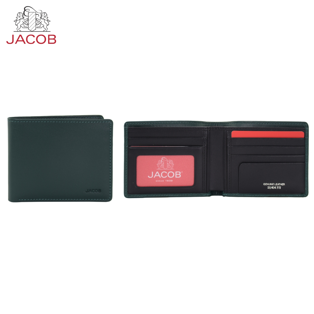 JACOB محفظة رجالية بجيب صور وبطاقات كثيرة 21404NW