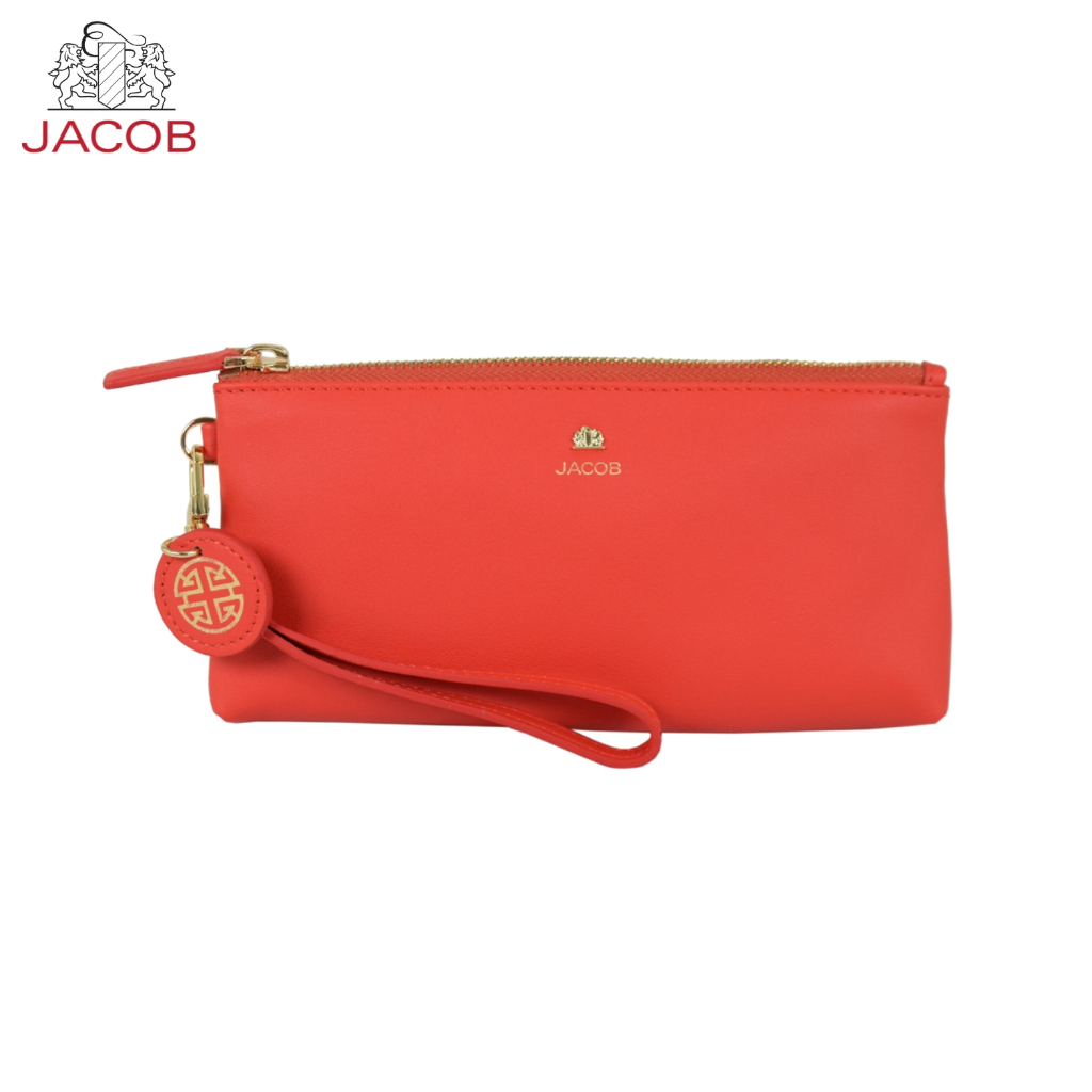 JACOB محفظة نسائية حمراء 63025
