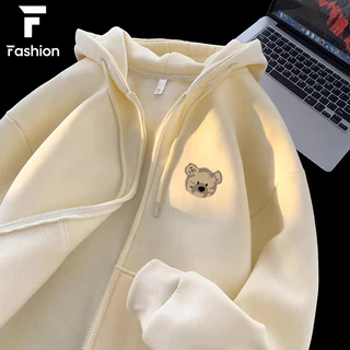 เสื้อสเวตเตอร์แฟชั่น ฮู้ดคู่ซิป Unisex เกรดพรีเมียม ดีไซน์เกาหลี เนื้อนุ่ม ยืดหยุ่น ใส่สบายมาก