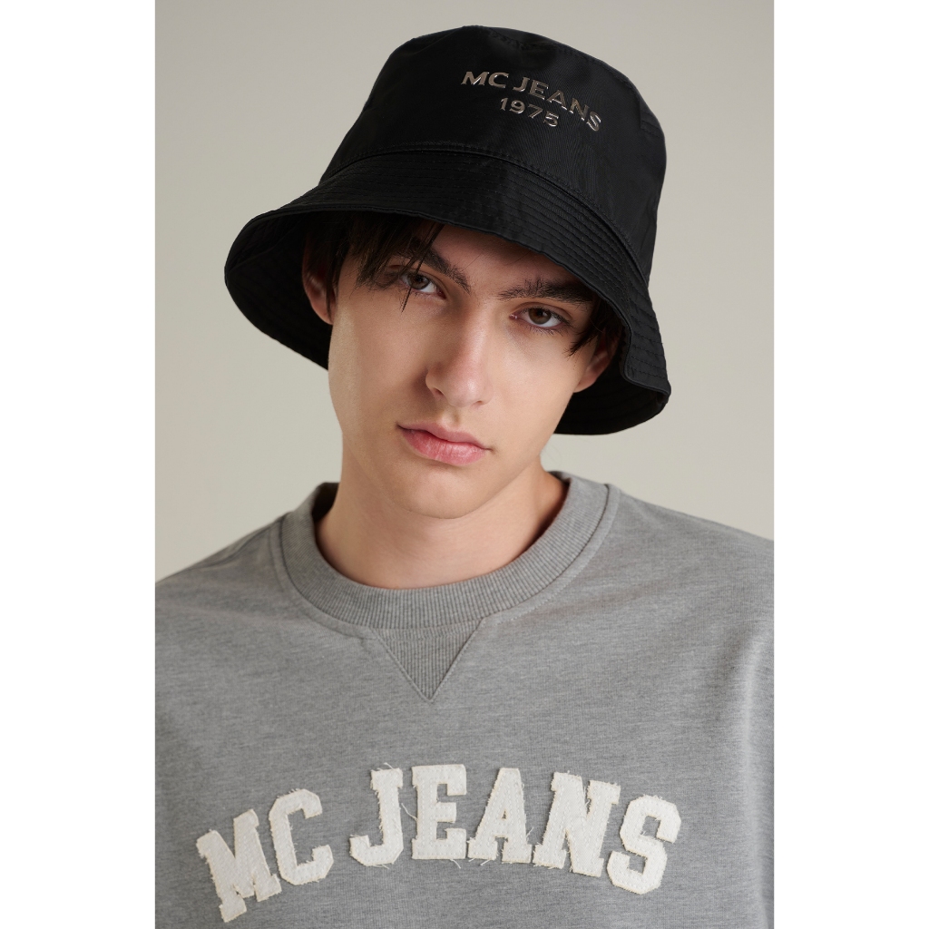 Mc Jeans หมวกบักเก็ต (Bucket) Unisex ดีไซน์ MC JEANS 1975 เมทาลิค M10Z223