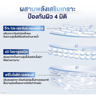 วาสลีน โปร เดอร์มา 4มอยซ์ ครีมเนื้อหิมะ 360ก + วาสลีน โปร เดอร์มา โลชั่น บอดี้แอมพูล 250มล.Vaseline Proderma Body Lotion