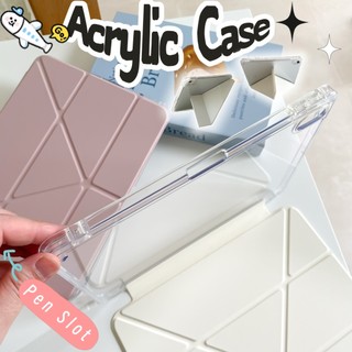 เคสสำหรั มีที่ใส่ปากกาจั FORเคสไอแพด gen9 iPad gen10 gen11 a16 Air6/5 Gen7/8/9-10 10.2 10.9 pro 11"