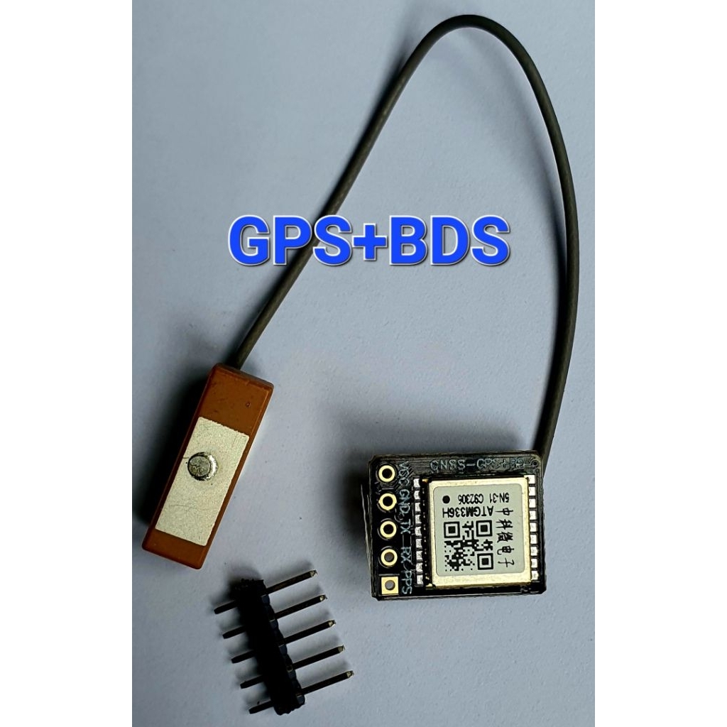 GNSS ATGM336H โมดูลจีพีเอสขนาดเล็กมาก รับได้ 30ดวง ทั้งของอเมริกา (GPS) และจีน(BDS) มีขา PPS
