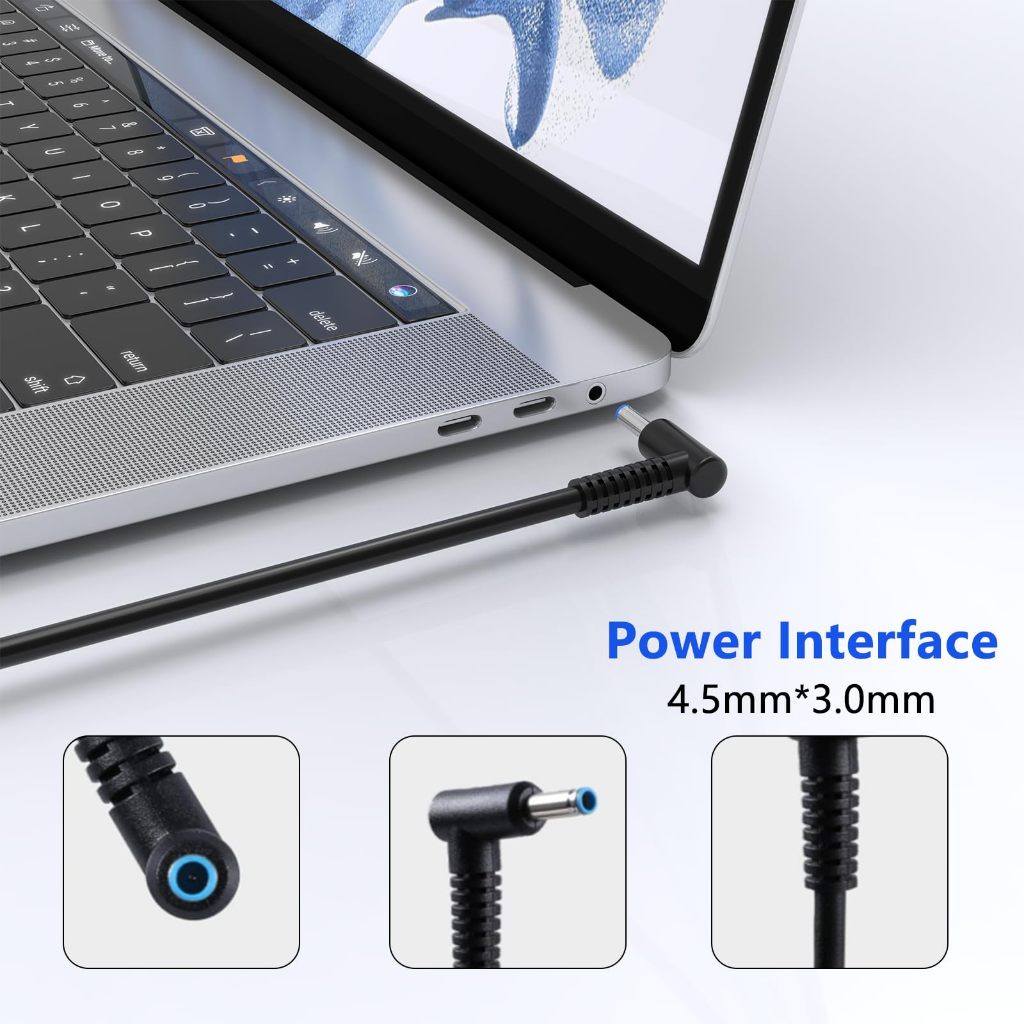 For HP สายชาร์จโน๊ตบุ๊ค อะเเดปเตอร์ ADAPTER 20V7.5A 150W 4.5*3.0mm Notebook Adapter power line สายไฟ - รูปที่ 4