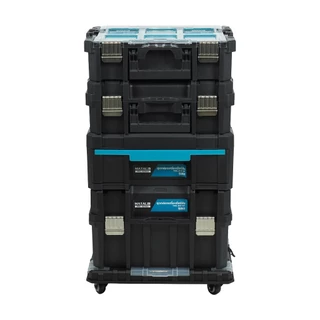MATALL PRO ชุดกล่องเครื่องมือมีล้อ 5IN1 D51S4A สีดำ/ฟ้า จัดส่งโดย HomePro