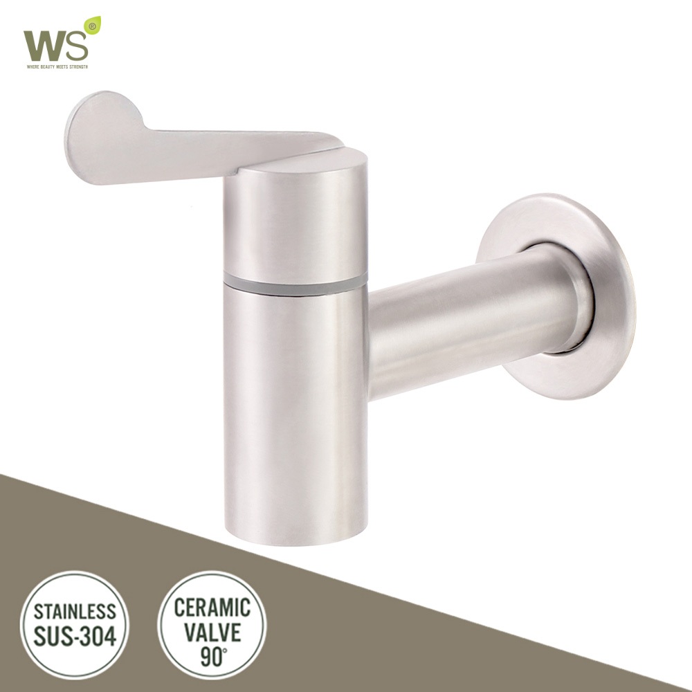 WS ก๊อกสนาม ก๊อกล้างพื้น Stainless304 รุ่น Wang WS-0307
