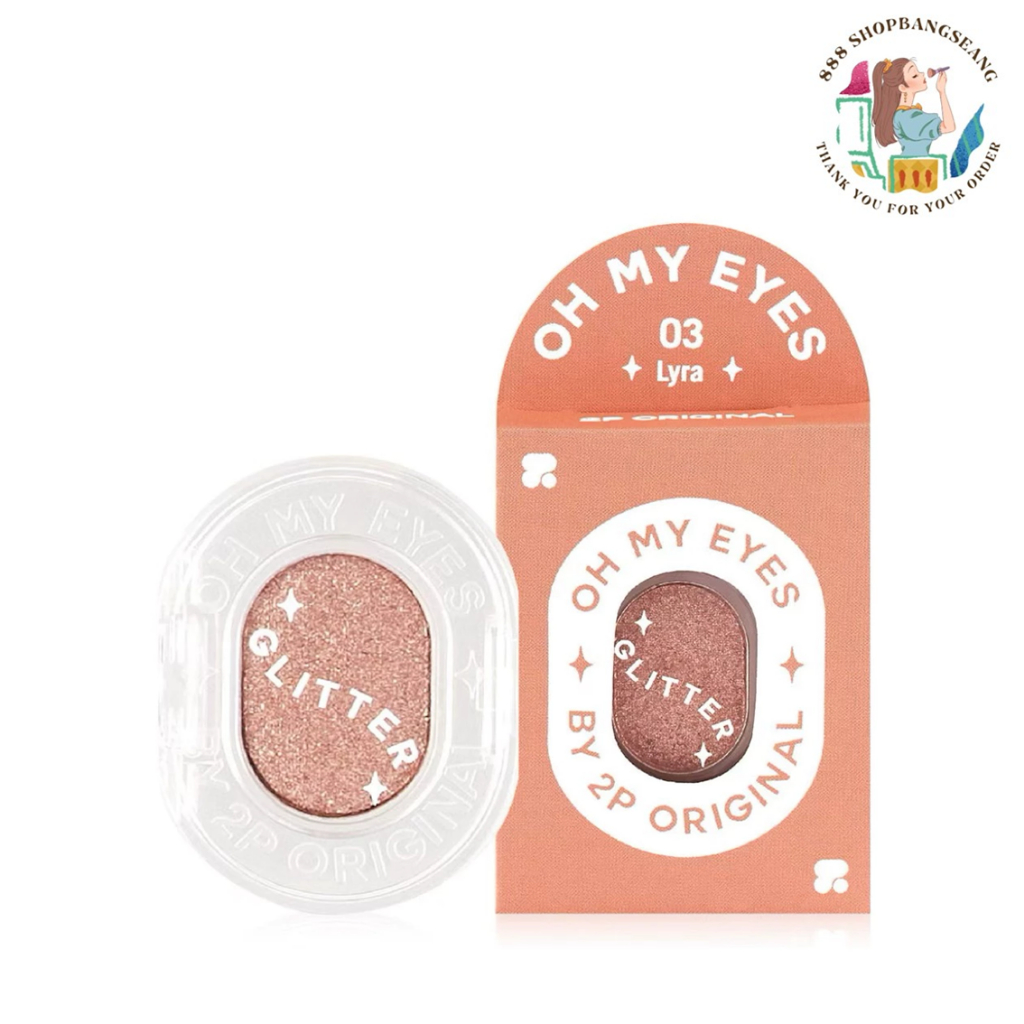 อายแชโดว์ โอ้มายอาย สีสวยติดทนนาน ตลับน่ารัก พกพาง่าย OH MY EYES 1.6g