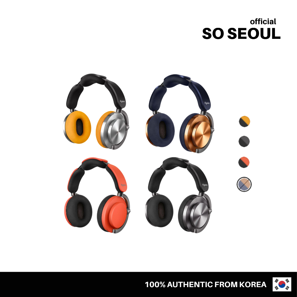 (เลือกอะไหล่ฟรี 1 ชิ้น / พร้อมส่ง) Dyson OnTrac หูฟังไร้สาย ของแท้100% / ส่งตรงจากเกาหลี ตัดเสียงรบก