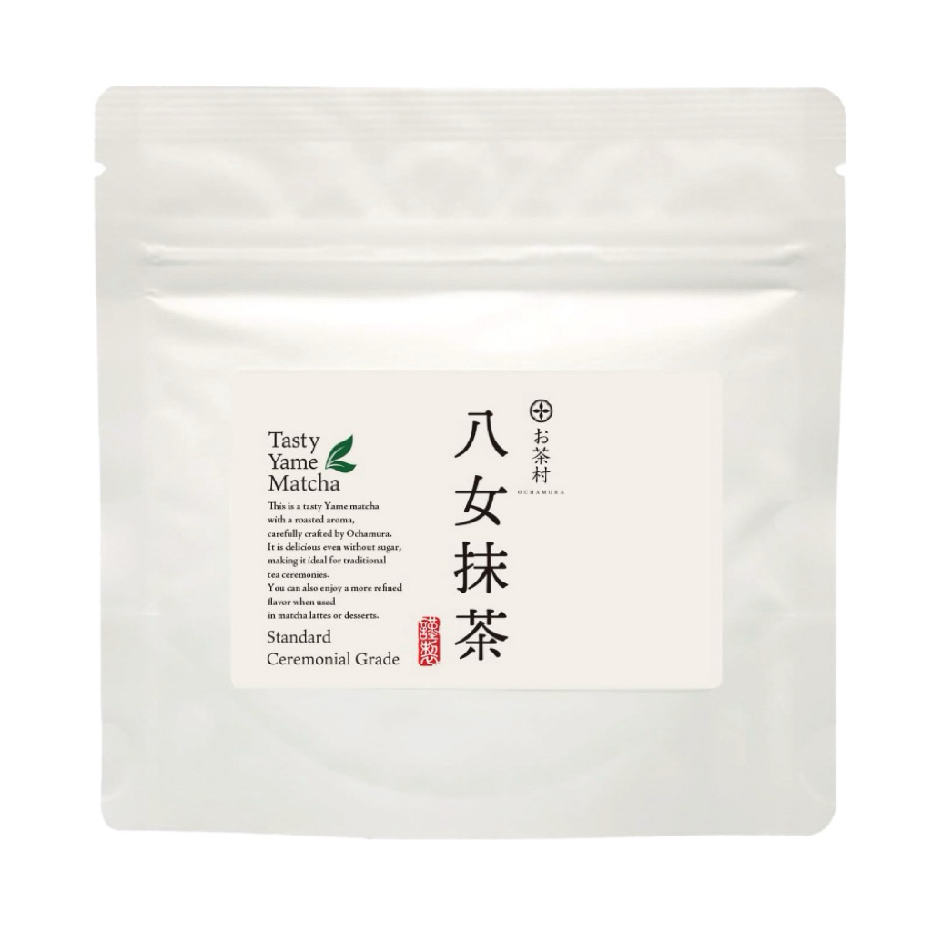 (สินค้าพร้อมส่ง) มัทฉะ Ochamura Tasty Nutty Yame Matcha - ลอตใหม่ หมดอายุ 04/2026 Ceremonial Matcha 