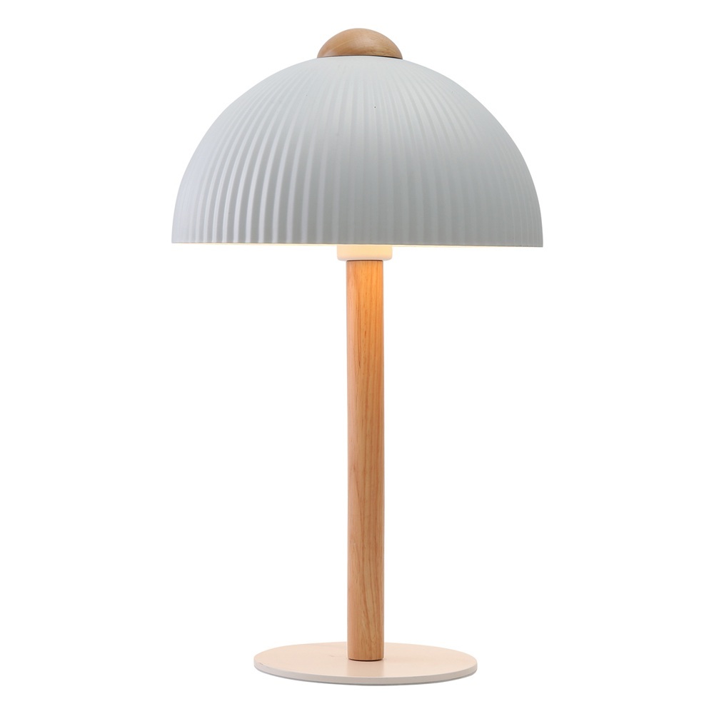 CARINI ไฟตั้งโต๊ะ MT24081L สีขาว/ลายไม้ จัดส่งโดย HomePro
