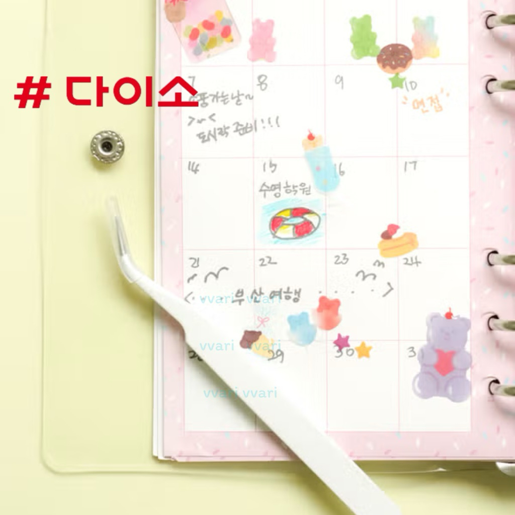 Daiso Korea แหนบ คีบ ดึง สติ๊กเกอร์ ไดโซะ เกาหลี ราคา ถูกที่สุด ดีลบีเคเค แกลเลอรีภาพที่ 5