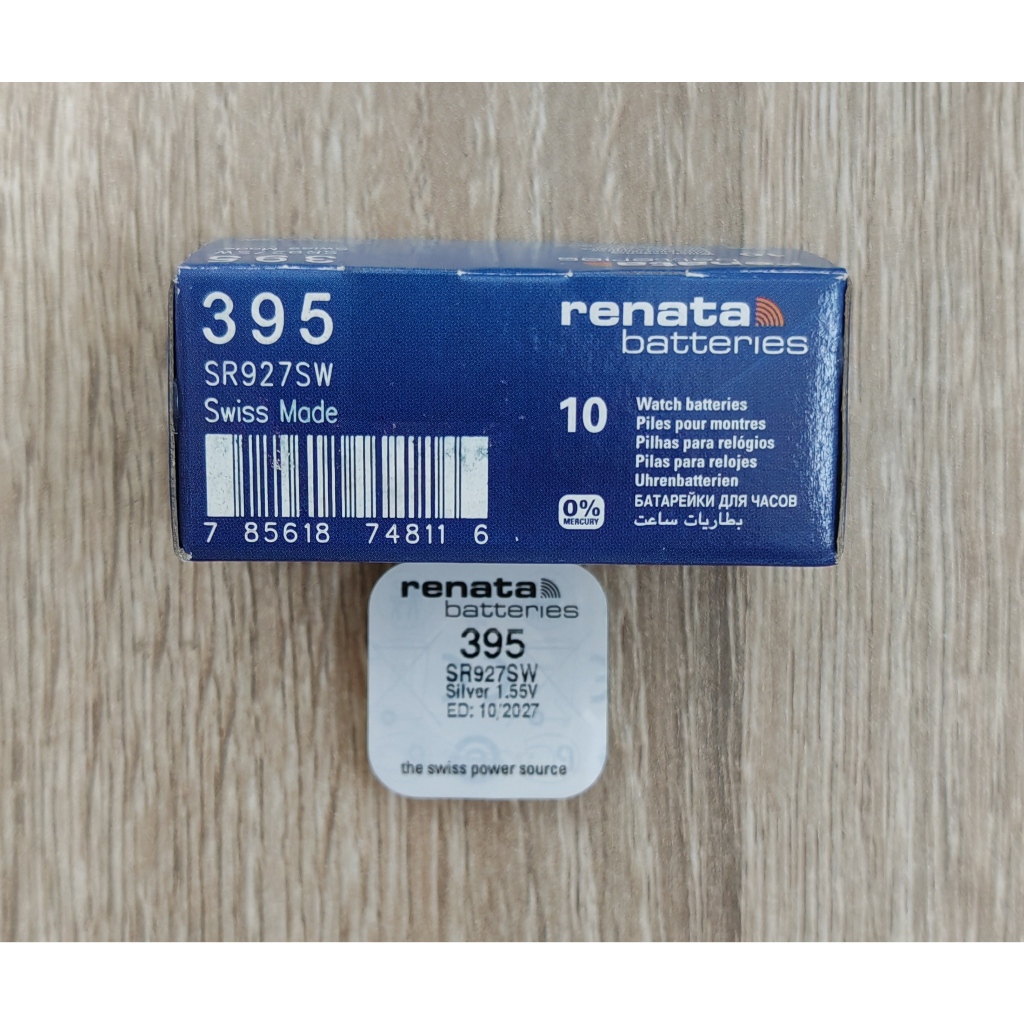 ถ่านกระดุม RENATA SR927SW 395 ของแท้ 💯%