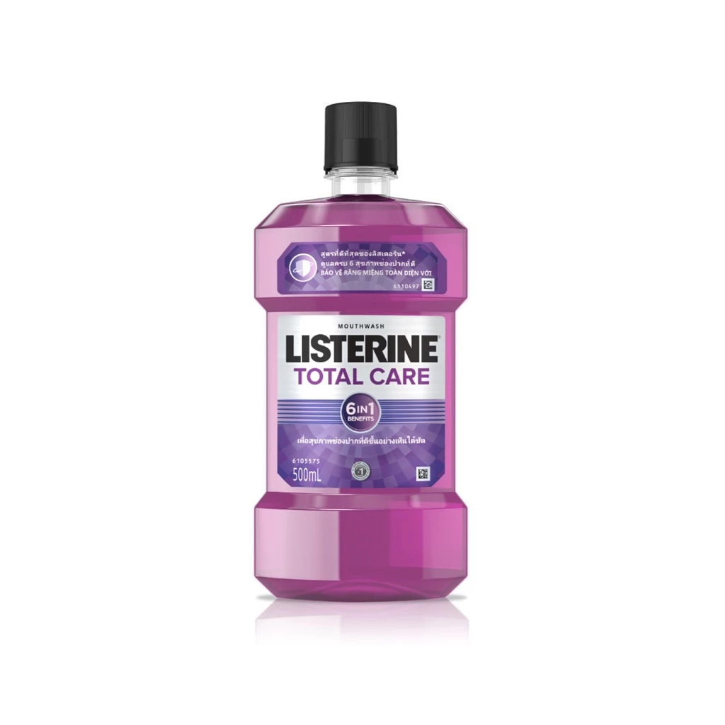[Gift] ลิสเตอรีน น้ำยาบ้วนปาก โทเทิลแคร์ 500มล. Listerine mouthwash Total care 500ml. (สินค้าสมนาคุณ