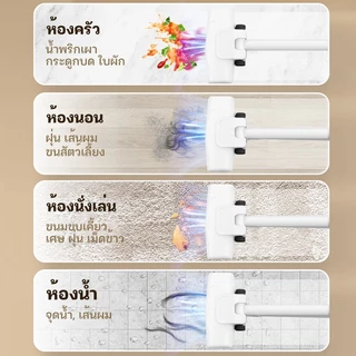 MEIYIJIA เครื่องดูดฝุ่นไร้สาย แรงดูดสูง เหมาะสำหรับอพาร์ทเมนท์ขนาดเล็ก เครื่องดูดฝุ่น