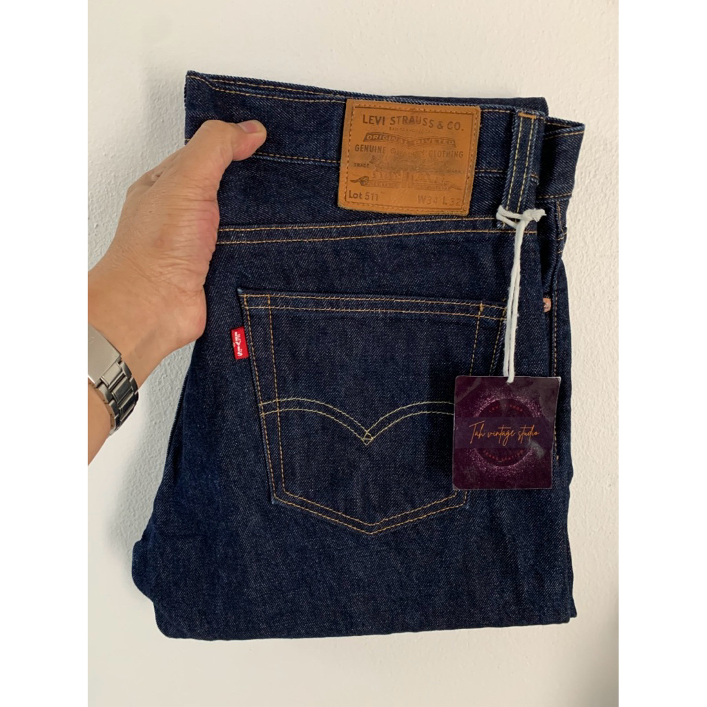 Levi’s 511 premium bigE ริมแดง   Made in USA  👉 Size 34/32(ขนาดจริงดูตรงรายละเอียดสินค้า)