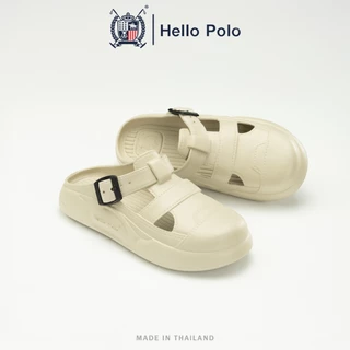 Hello Polo รองเท้าแตะผู้หญิง รองเท้าแตะส้นแบน UNISEX พื้นหนา กันลื่น พื้นนุ่มมาก ลำลอง แฟชั่น สะดวกสบายทุกฤดู HP8049