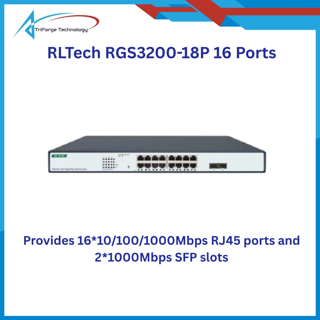 RLTech RGS3200-18P 16 Ports
