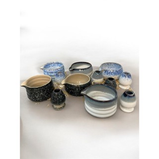 [พร้อมส่ง] ถ้วยชงมัทฉะมีปาก ขนาด 500 ml พร้อมแท่นวางแปรง เนื…