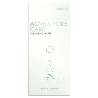 WITHAT - Cleansing Water (500ml) วิทแทท คลีนซิ่ง วอเตอร์ ที่ล้างเครื่องสำอาง
