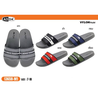 ADDA 13658 รองเท้าแตะสวม รองเท้าแตะผู้ชาย ไซส์ 7-10