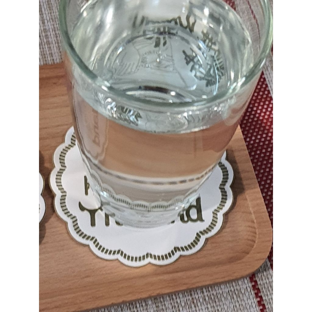 [AA-203] กระดาษรองแก้ว แผ่นรองแก้ว coaster 250 แผ่น (Pink) โคสเตอร์ ทิชชู่รองแก้ว ซึมซับน้ำได้ดีมาก 