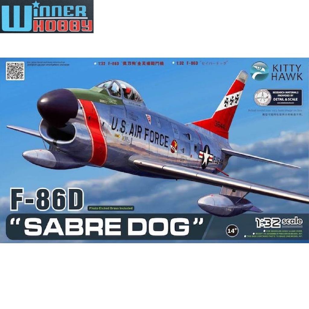 Kitty Hawk KH32007 F-86D "Sabre Dog" 1/32