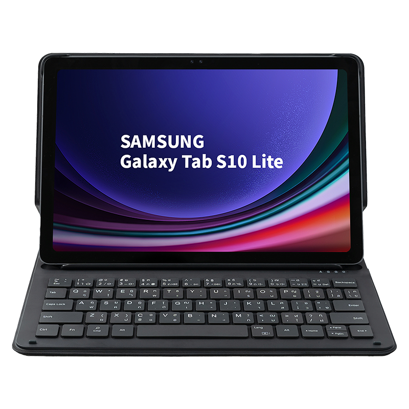 Samsung Tab S10 Lite Bluetooth Keyboard Cover Black