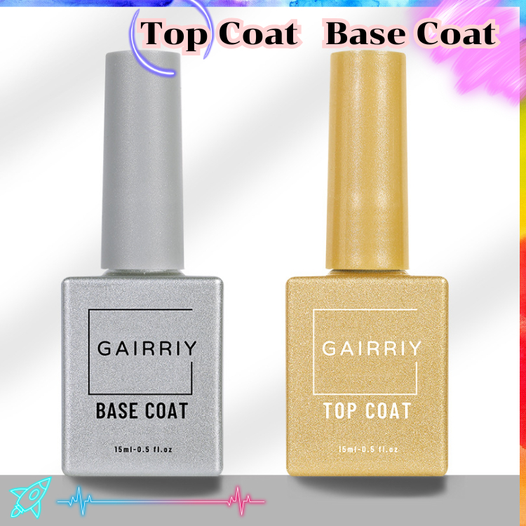 Top Coat Base Coat ไพร์เมอร์ ท็อปแมทท์ ไล่ความชื้น GAIRRIY ปริมาณ 15 ml. คุ้มราคา
