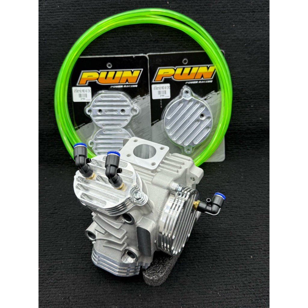 ชุดฝาปิดmio/4วาล์วตัวหนาชุดฝาครอบวาล์วแต่งสำหรับใส่ฝาสูบmio/4วาวพร้อมสายระบายพร้อมข้องอราคาต่อ1ชุด