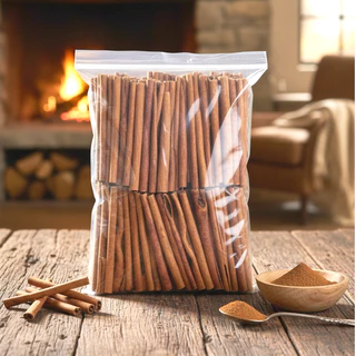 มีส่งด่วน อบเชยแท่งCinnamonStickAAA+ 6 นิ้ว 1,000 กรัม / 500 กรัม